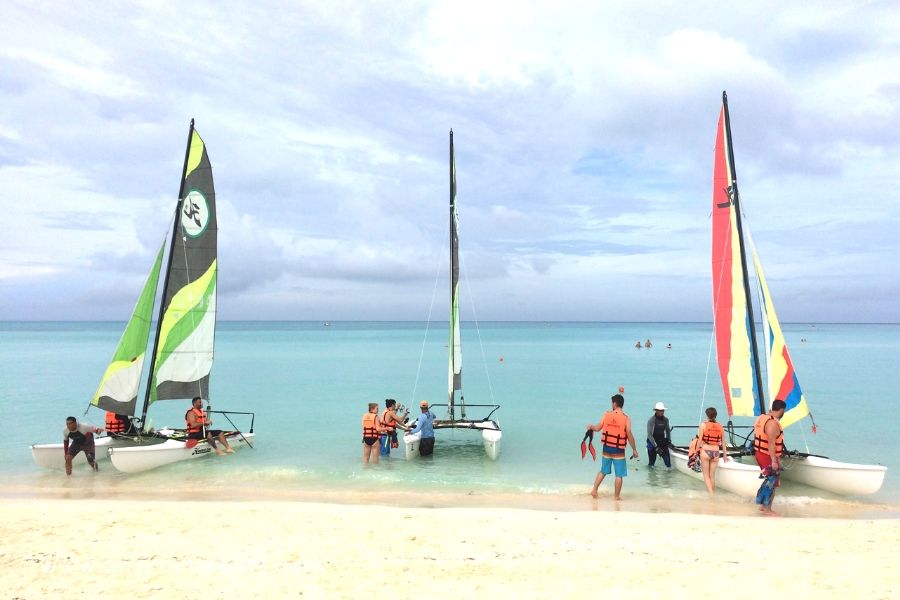 Varadero beach in Cuba