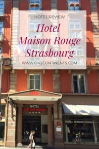 maison rouge hotel strasbourg