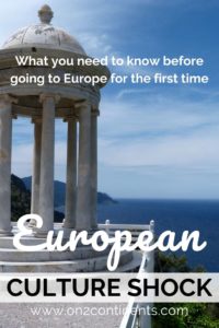 Travel advice for first time travel to Europe