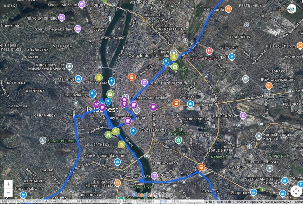 Budapest city break - trip itinerary