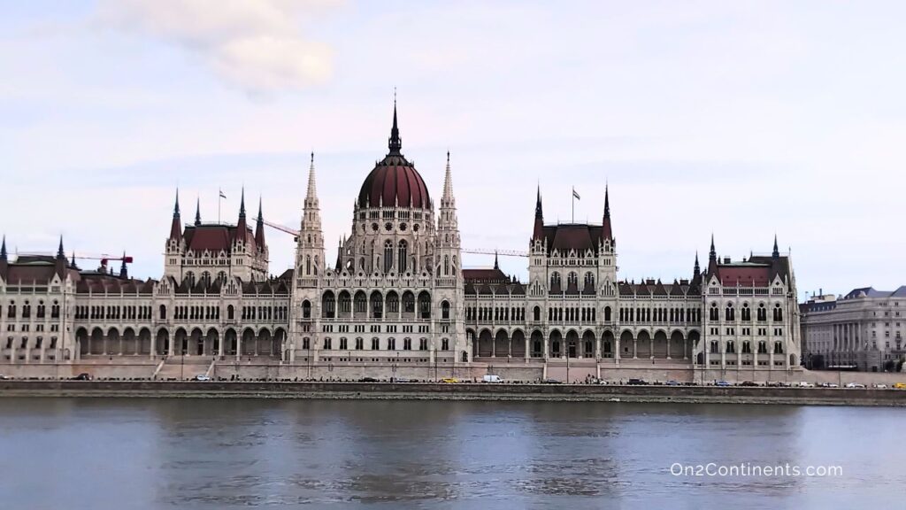 The iconic Hungarian Parliament Building dominates the Budapest cityscape