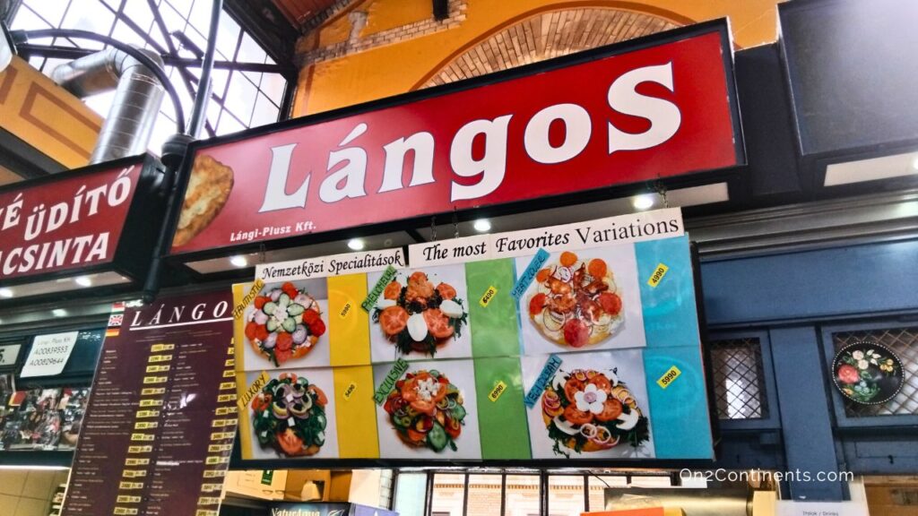 Langos is a must-try in Budapest