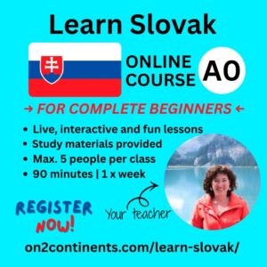 Learn the Slovak language. Live online Slovak language for beginners classes in a small group setting. Check out Slovak language courses for complete beginners