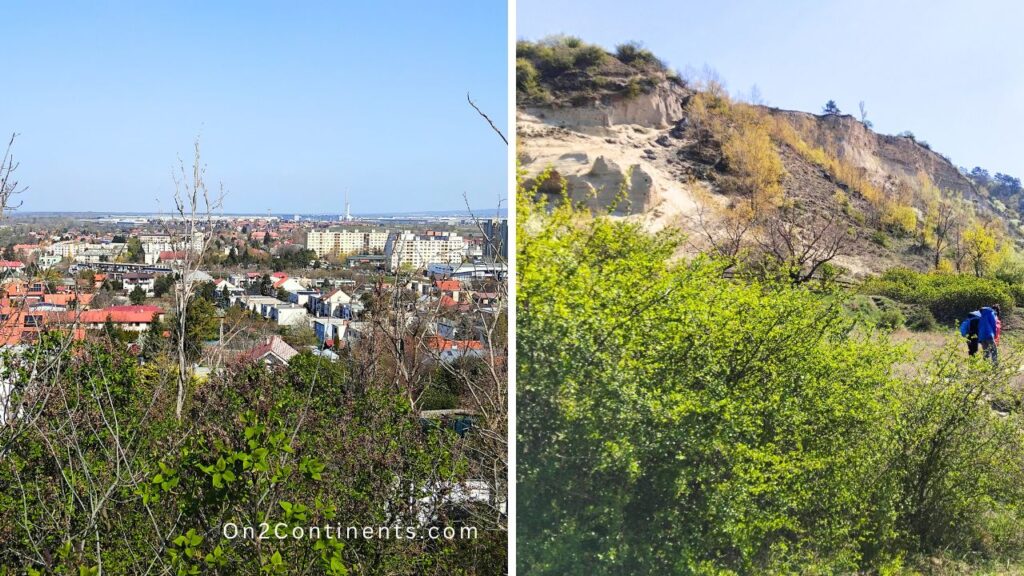 Sandberg to Devin hiking trail in Bratislava Slovakia